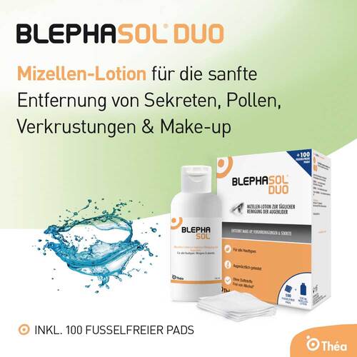Blephasol Duo 100 ml Lotion + 100 Reinigungspads - 3