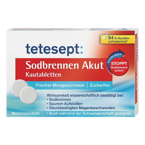 Tetesept Sodbrennen Akut Kautabletten - 1