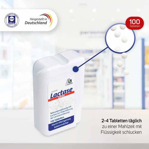 Lactase 3.500 Fcc Tabletten im Klickspender - 4
