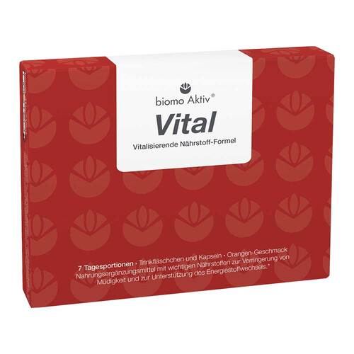 Biomo Aktiv Vital Trinkflaschen 7-Tagesportionen - 1