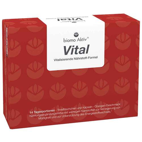 Biomo Aktiv Vital Trinkflaschen 14-Tagesportionen - 1