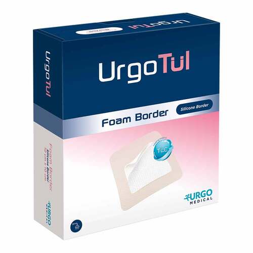 URGOT&Uuml;L Foam Border 8x8 cm Verband - 1