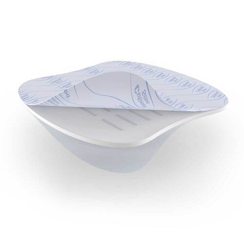 Cutimed Siltec Plus Schaumverband 10x10 cm haftend - 2