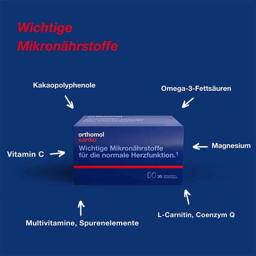 Orthomol Cardio Tabletten / Kapseln Kombipackung - 4