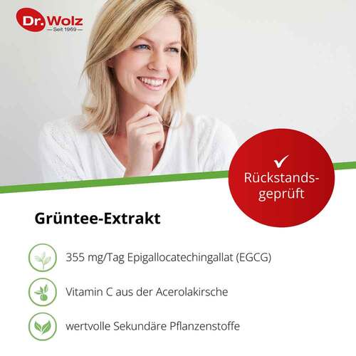 Gr&uuml;ntee Extrakt Dr.Wolz Kapseln - 3