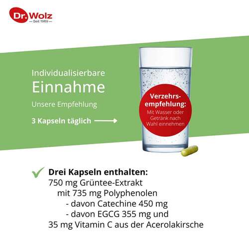 Gr&uuml;ntee Extrakt Dr.Wolz Kapseln - 5