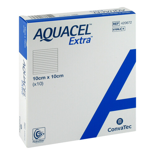 AQUACEL Extra 10x10 cm Verband - 1