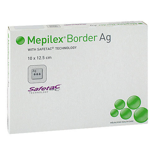 Mepilex Border Ag Schaumverband 10x12,5 cm steril - 1