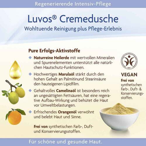 LUVOS Naturkosmetik Cremedusche mit Orangen&ouml;l - 4