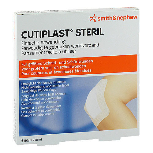 CUTIPLAST steril Wundverband 8x10 cm - 1