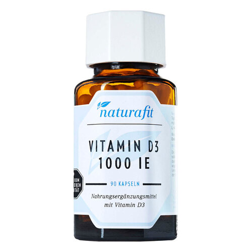 Naturafit Vitamin D3 1000 I.E. Kapseln - 1