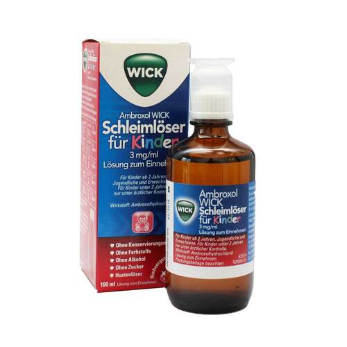 Ambroxol Wick Schleiml&ouml;ser f&uuml;r Kind.3mg / ml L.zum Einnehmen  - 1