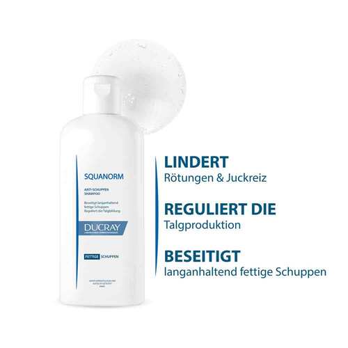 DUCRAY SQUANORM fettige Schuppen Shampoo - 2