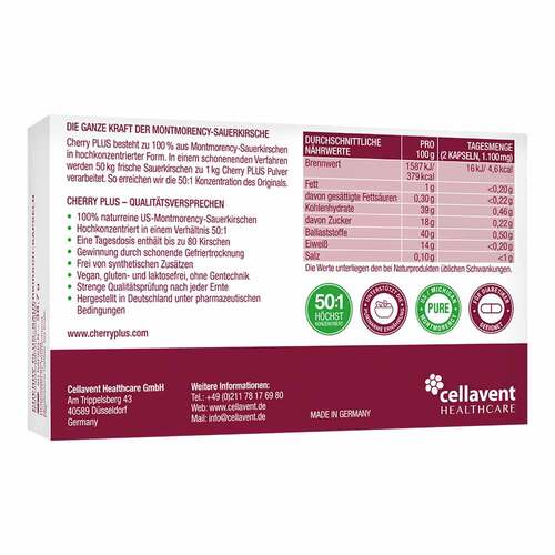 Cherry Plus Das Original Montmorency Sauerk.-Kapseln  - 2