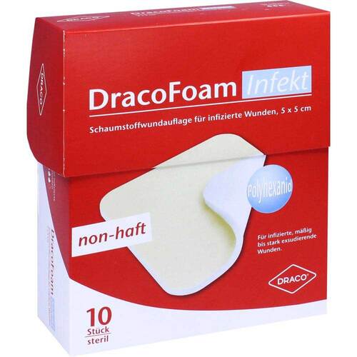 DRACOFOAM Infekt Schaumst.Wundauf.5x5 cm - 1