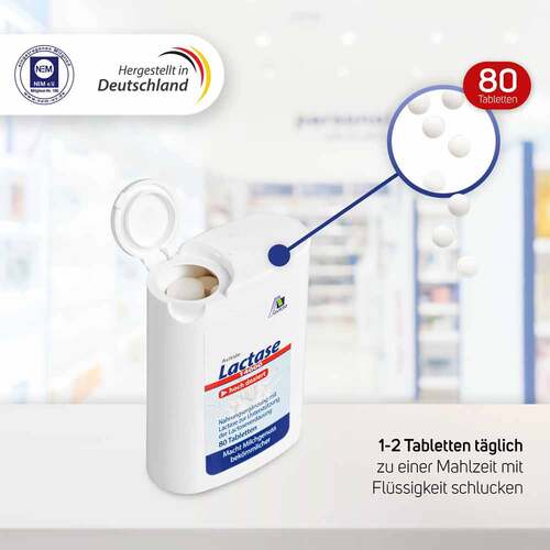 Lactase 14.000 Fcc Tabletten im Spender - 4