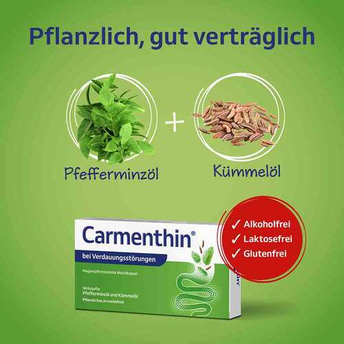 Carmenthin bei Verdauungsst&ouml;rungen magensaftresistent Weichkapseln  - 3