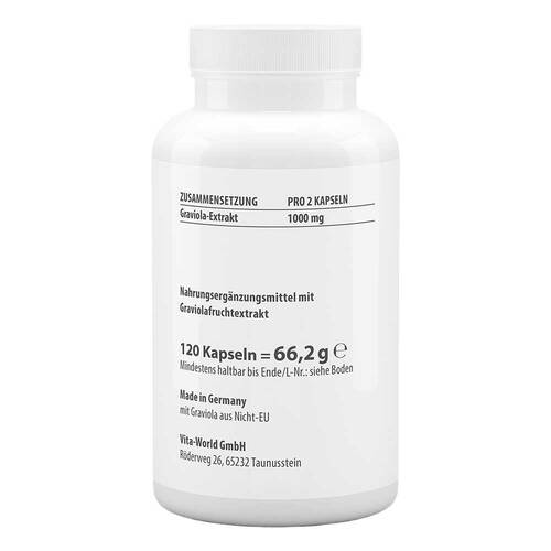 GRAVIOLA EXTRAKT 500 mg Kapseln - 2