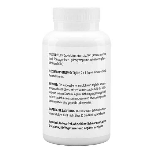 GRAVIOLA EXTRAKT 500 mg Kapseln - 3