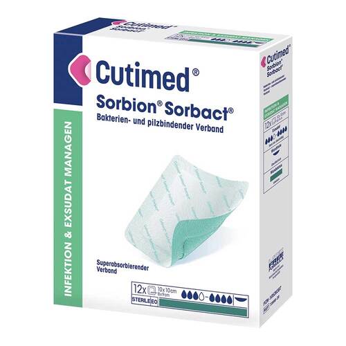 CUTIMED Sorbion Sorbact Wundauflage 10x10 cm - 1