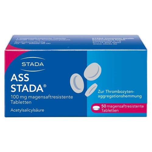 Ass Stada 100 mg magensaftresistente Tabletten - 1