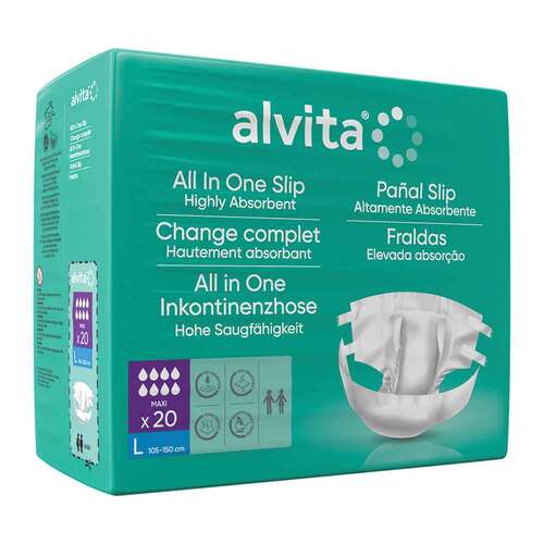 ALVITA All-in-One Inkontinenzhose maxi large Nacht - 1