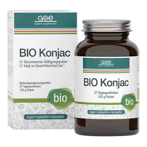 Gse Bio Konjac Glucomannan S&auml;ttigungspulver - 1