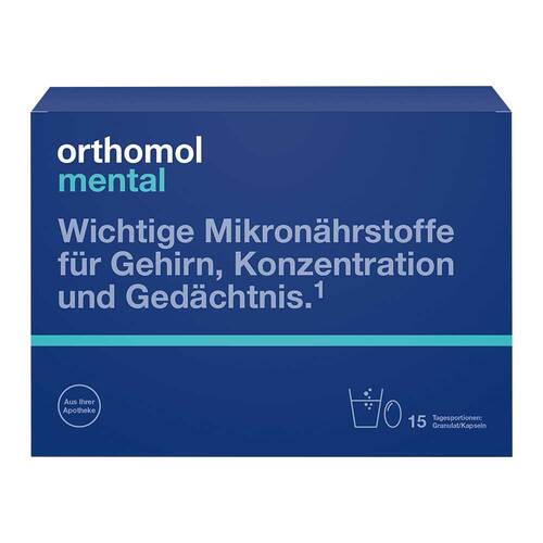 Orthomol mental Granulat / Kapseln 15 Tage Kombipackung  - 1