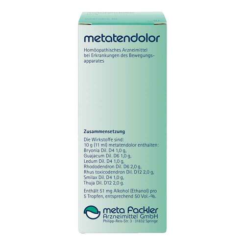 Metatendolor Mischung - 2