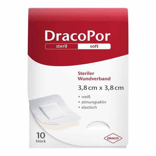Dracopor Wundverband 3,8x3,8 cm steril - 1
