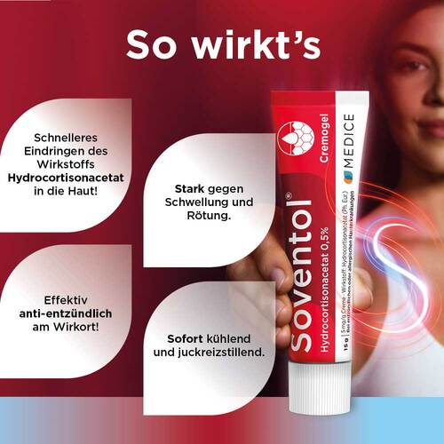 Soventol Hydrocortisonacetat 0,5% Creme - 3