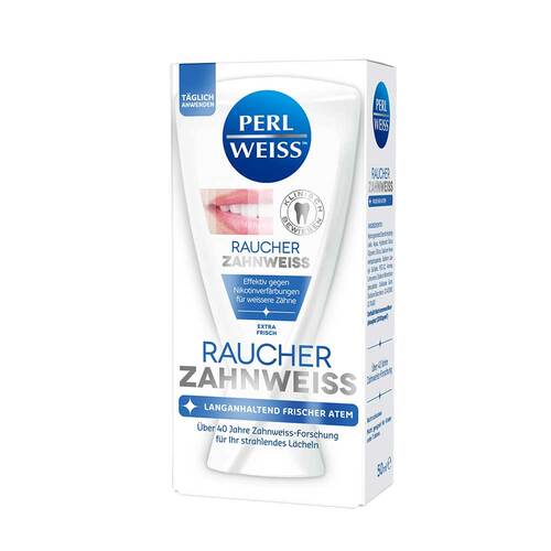 PERLWEISS Raucher Zahnwei&szlig; Zahncreme - 1