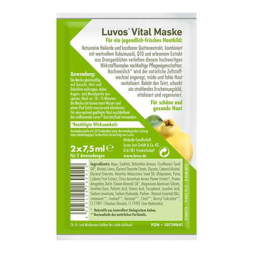 Luvos Heilerde Vital Maske Naturkosmetik - 2