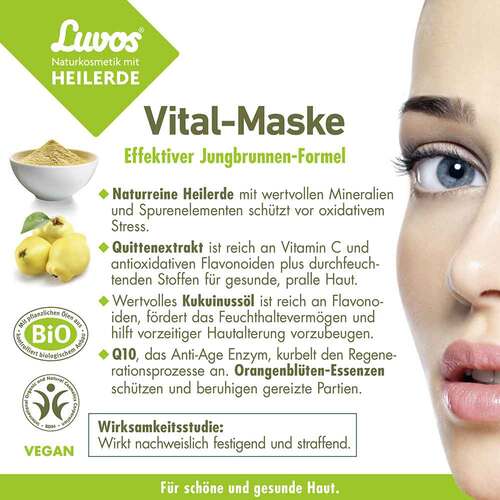 Luvos Heilerde Vital Maske Naturkosmetik - 4