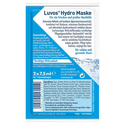Luvos Heilerde Hydro Maske Naturkosmetik - 2