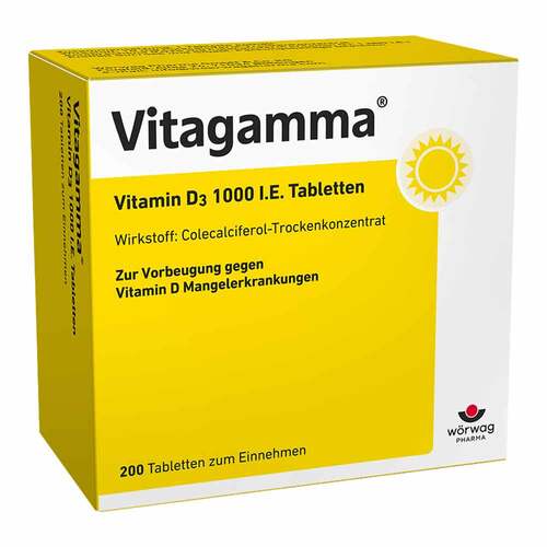 Vitagamma Vitamin D3 1.000 I.E. Tabletten - 1
