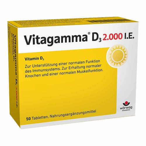 Vitagamma D3 2.000 I.E. Vitamin D3 Nem Tabletten - 1
