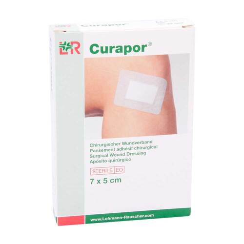 CURAPOR Wundverband steril chirurgisch 5x7 cm - 1