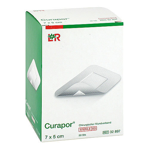 CURAPOR Wundverband steril chirurgisch 5x7 cm - 1