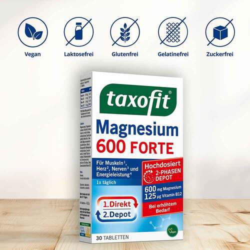 Taxofit Magnesium 600 Forte Depot Tabletten - 6