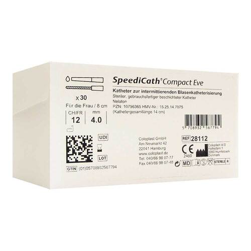 SPEEDICATH Compact Eve Katheter Ch 12 - 1