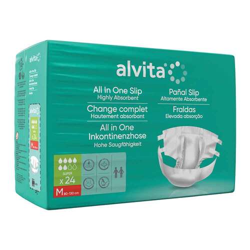ALVITA All-in-One Inkontinenzhose super medium Tag - 1