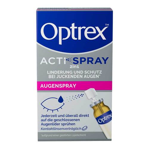 Optrex Actispray 2in1 f&uuml;r trockene + gereizte Augen - 1
