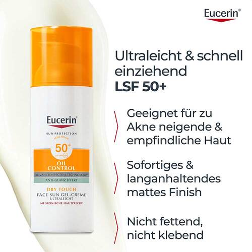 Eucerin Sun Gel-Creme Oil Contr.Anti-Gl.Eff.LSF50 +  - 8