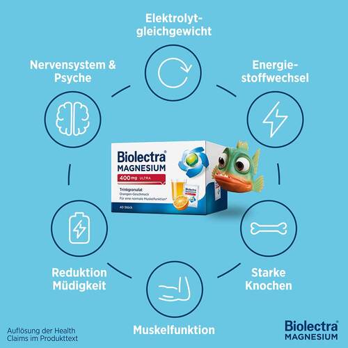 Biolectra Magnesium 400 mg ultra Trinkgranulat Orange - 3