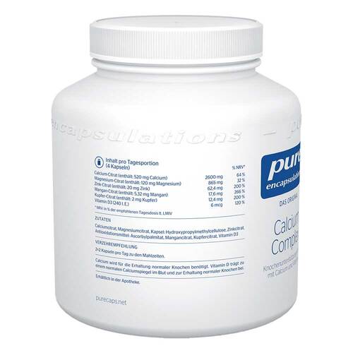 Pure Encapsulations Calcium Complex Kapseln - 3