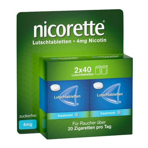 Nicorette freshmint 4 mg Lutschtabletten gepresst - 1