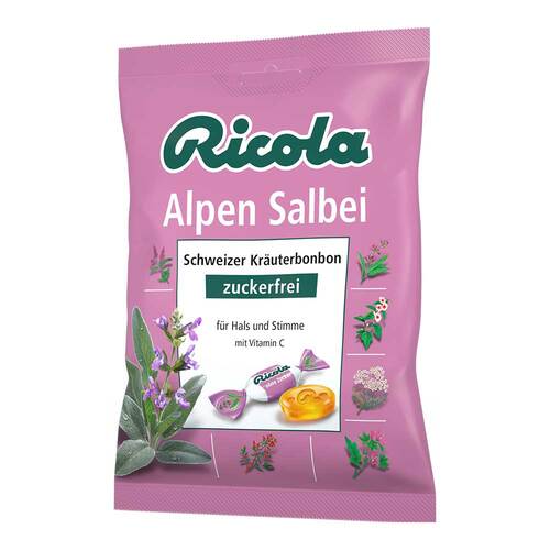 Ricola ohne Z.Beutel Salbei Alpen Salbei Bonbons - 1