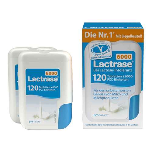 Lactrase 6.000 Fcc Tabletten im Klickspender Doppelpack - 1
