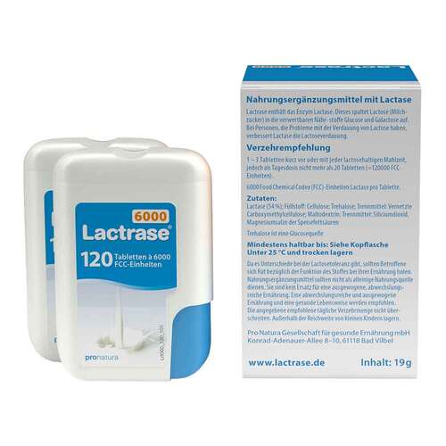 Lactrase 6.000 Fcc Tabletten im Klickspender Doppelpack - 2